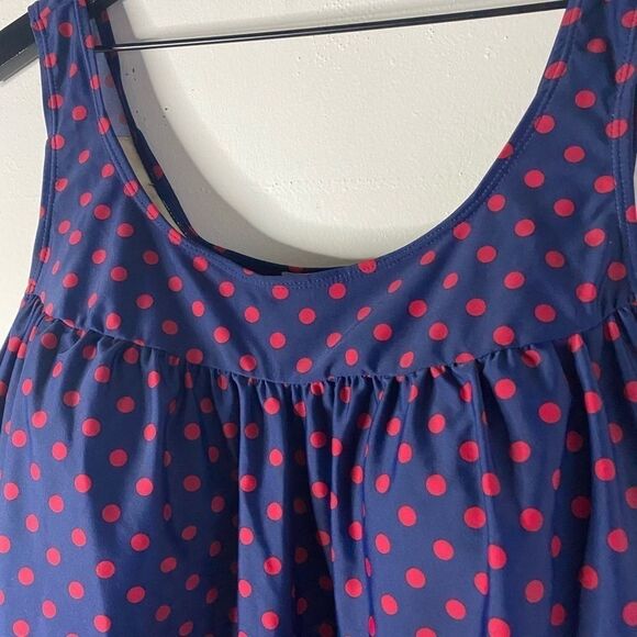 Swim 365 Polka Dot Tankini Top Size 22W - Picture 3 of 7